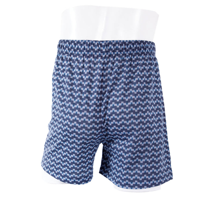 ARROW LITE BOXER SHORTS กางเกงบ๊อกเซอร์ชาย พิมพ์ลาย สีกรมท่า รุ่นZX608NV ICCSHOPPING