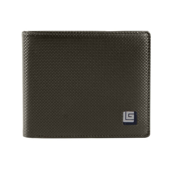 Guy Laroche กระเป๋าสตางค์หนังอัดลายบวก 8 การ์ด สีน้ำตาล รุ่น MGW04118R6BRS ICCSHOPPING