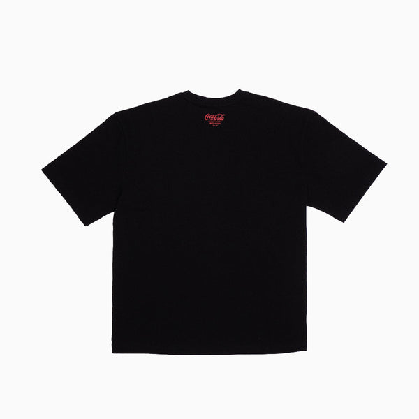 era-won | Coca Cola T-Shirt Oversized เสื้อยืดเอราวอนโอเวอร์ไซซ์แขนสั้นสีดำ สกรีนลายโค้กสีแดง ภาษาไทย สำหรับคุณผู้ชายและ ICCSHOPPING