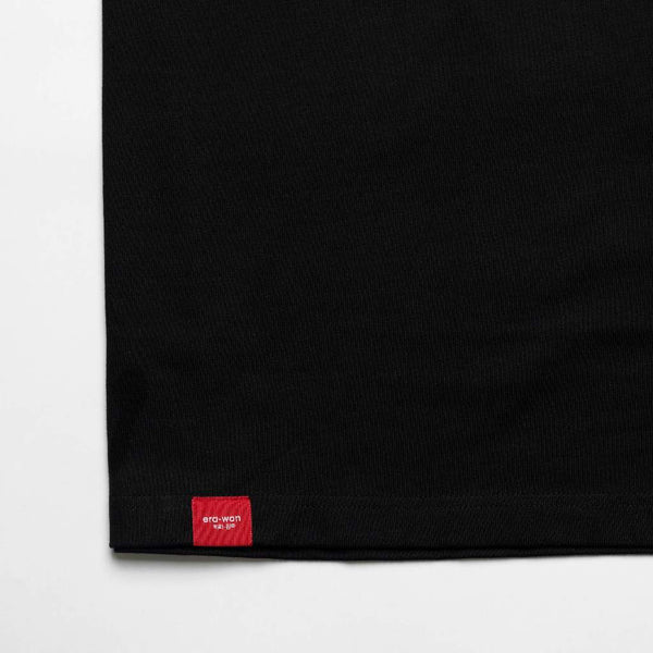 era-won | Coca Cola T-Shirt Oversized เสื้อยืดโอเวอร์ไซซ์ เอราวอน แขนสั้นสีดำ สกรีนลายโค้กสีขาว สำหรับคุณผู้ชาย ICCSHOPPING
