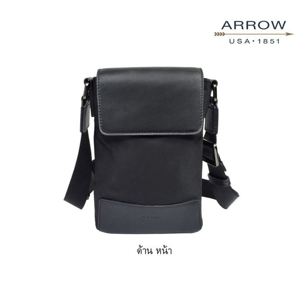 ARROW กระเป๋าสะพายข้าง / คาดอก สี ดำ รหัส MYCH115W6BSBLSX