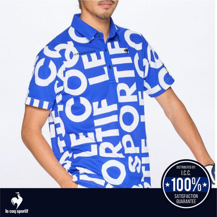 Le Coq Sportif Golf เสื้อโปโลกอล์ฟผู้ชาย แขนสั้น ICCSHOPPING