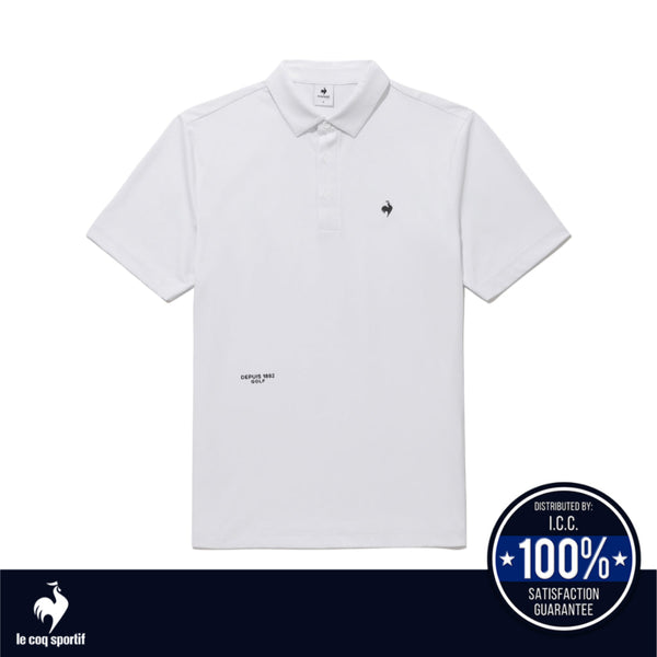 Le Coq Sportif Golf เสื้อโปโลกอล์ฟผู้ชาย แขนสั้น Le Coq Sportif