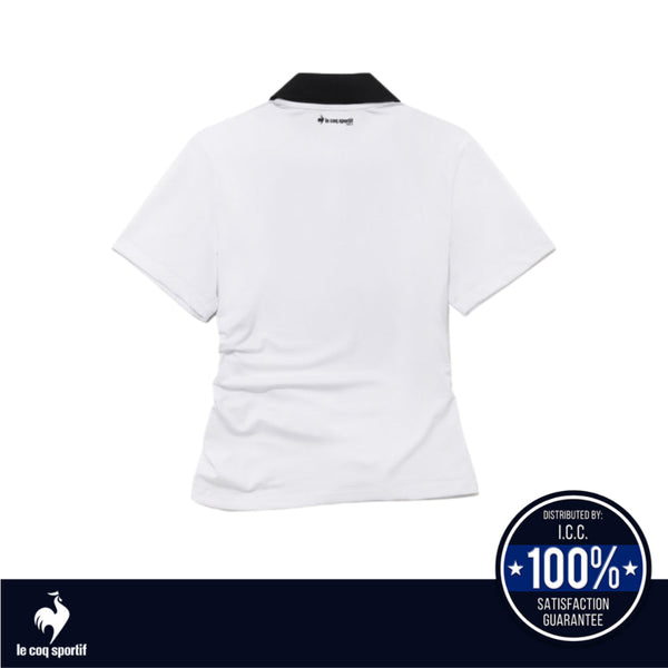 Le Coq Sportif Golf เสื้อโปโลผู้หญิง แขนสั้น (เสื้อกอล์ฟ, เสื้อแขนสั้นผู้หญิง, เสื้อกันแดดกอล์ฟ) Le Coq Sportif