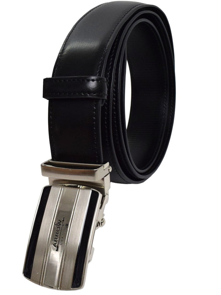 ARROW  เข็มขัดหัวAuto Belt (หนังวัวแท้) สีดำ รุ่น MYCB604 ICCSHOPPING
