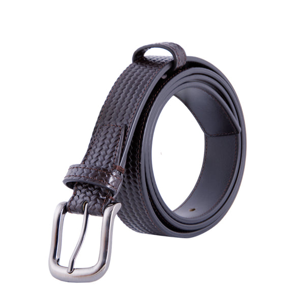 Guy Laroche เข็มขัดหัวเข็มหนังผู้ชาย สีน้ำตาล รุ่น MGB0024PS6BR ICCSHOPPING