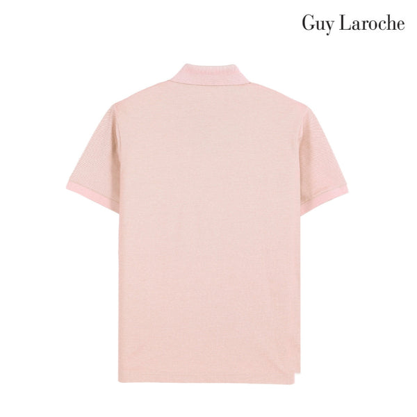 Guy Laroche เสื้อโปโลแขนสั้น สีส้ม เนื้อผ้า Cotton Polyester Spandex ทรง Slim Fit รุ่น BKL6303S6OR Guy Laroche