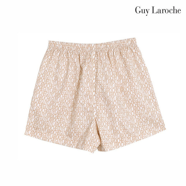 Guy Laroche กางเกงขาสั้น เหนือเข่า Cotton สัมผัสนุ่ม บางเบา สวมใส่สบาย สีครีม JPX5973W6CR ICCSHOPPING