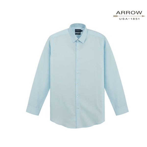 ARROW เสื้อเชิ้ต Non Iron แขนยาว ทรง Slim สีฟ้าน้ำทะเล รุ่น MACS808 TU