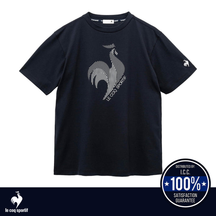 Le Coq Sportif เสื้อยืดแขนสั้น เบสิค B4 (ลำลอง, ออกกำลังกาย, กันแดด, แห้งเร็ว, T-shirt, Sport) ICCSHOPPING