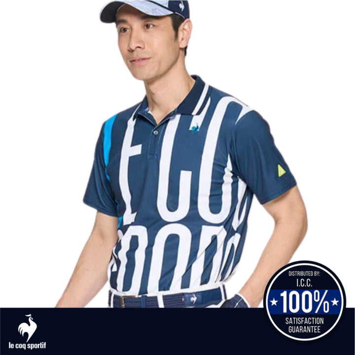 Le Coq Sportif Golf เสื้อโปโลกอล์ฟผู้ชาย แขนสั้น Le Coq Sportif