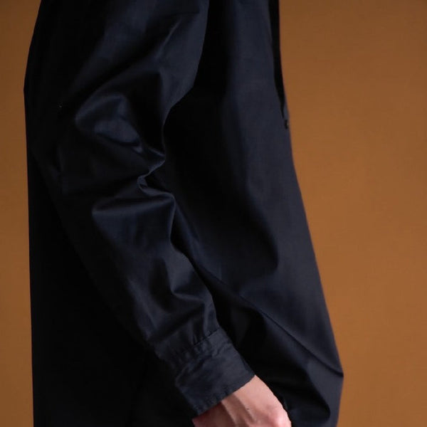 era-won เสื้อเชิ้ตคอปก แขนยาว ทรง Oversize รุ่น SHIRT Oversize สี Black ICCSHOPPING