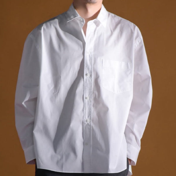 era-won เสื้อเชิ้ตคอปก แขนยาว ทรง Oversize รุ่น SHIRT Oversize สี White