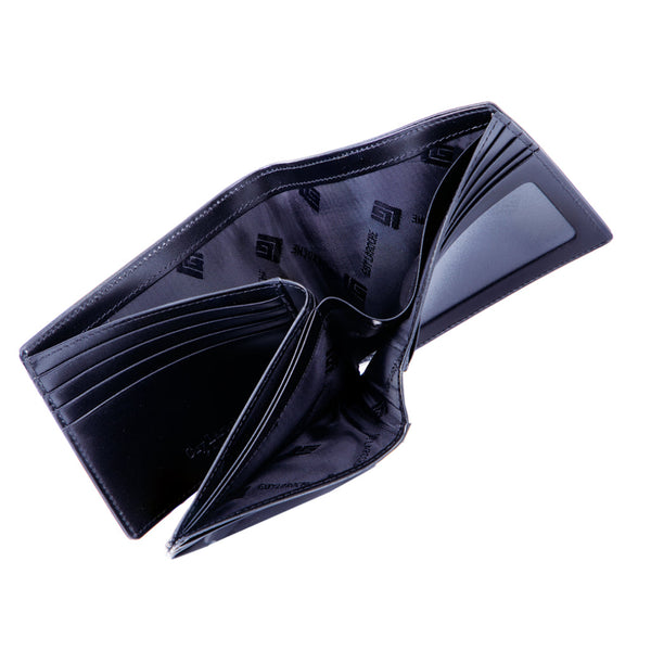 Guy Laroche กระเป๋าสตางค์หนัง พับสั้นสามทาง สีดำ รุ่น MGW06033S5BLW ICCSHOPPING