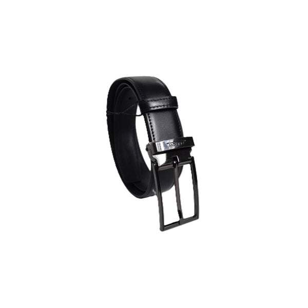 ARROW  เข็มขัดหัวหมุด Pin Belt (หนังวัวแท้อิตาลี) สีดำ รุ่น MYCB136 ICCSHOPPING
