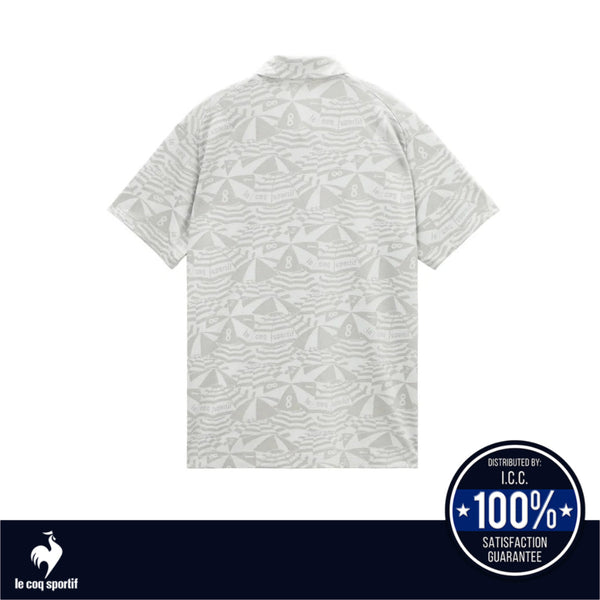 LE COQ SPORTIF GOLF เสื้อกอล์ฟแขนสั้นลาย Jacquard Marine Parasol ICCSHOPPING