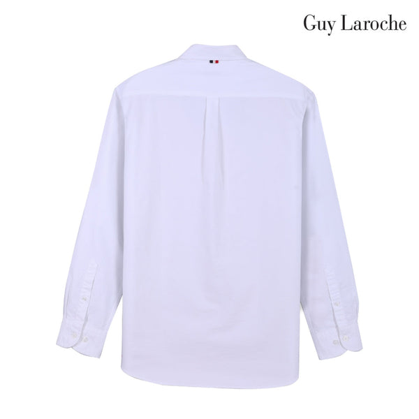 Guy Laroche เสื้อเชิ้ตแขนยาว ผ้าฝ้าย 100% ทรง REGULAR FIT สีขาว รุ่น BA6102S6WH ICCSHOPPING