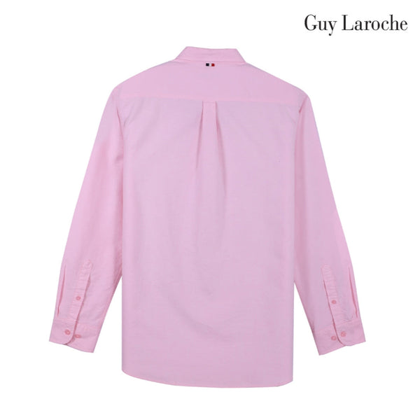 Guy Laroche เสื้อเชิ้ตแขนยาว ผ้าฝ้าย 100% ทรง REGULAR FIT สีชมพู รุ่น BA6102S6PI ICCSHOPPING