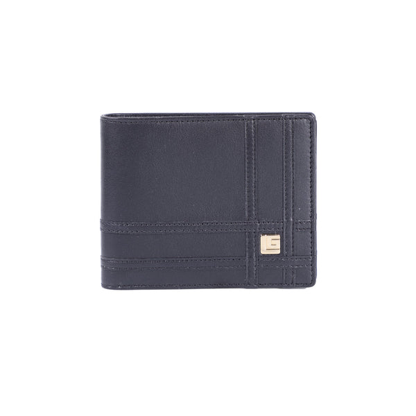 Guy Laroche กระเป๋าสตางค์ผู้หญิง พับสั้น 6 CARD ทำจากหนัง soft เรียบ สีดำ รุ่น AGP09026S6BLS ICCSHOPPING