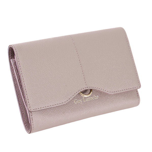 Guy Laroche กระเป๋าสตางค์ผู้หญิง 3 พับสั้น สีชมพู รุ่น AGP09112S6PIS