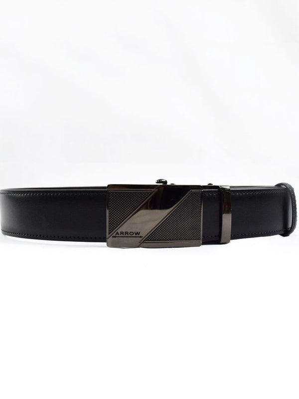 ARROW  เข็มขัดหัวAuto Belt (หนังวัวแท้) สีดำ  รุ่น MYCB602 ICCSHOPPING