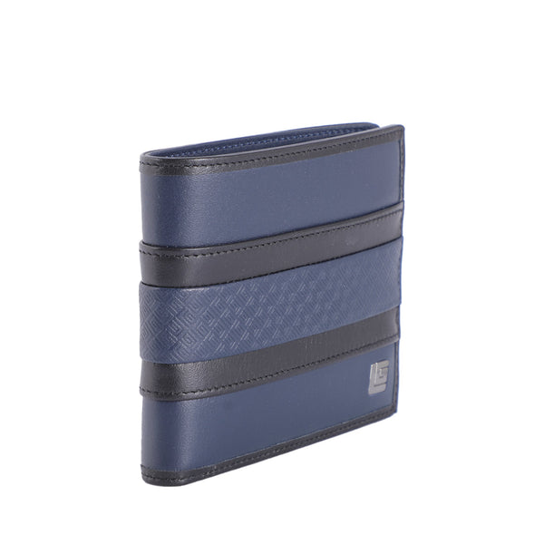 Guy Laroche กระเป๋าสตางค์ผู้ชาย หนังนิ่ม 8 การ์ด สีกรมท่า รุ่น MGW08718S6NVS ICCSHOPPING
