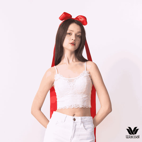 Wacoal Sweetheart Collection บราสวมหัวตกแต่งลูกไม้ รุ่น WH4A11