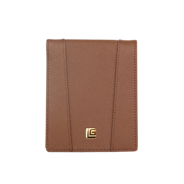 Guy Laroche กระเป๋าสตางค์ผู้หญิง พับสั้น สีน้ำตาล รุ่น AGP10126W6BRS