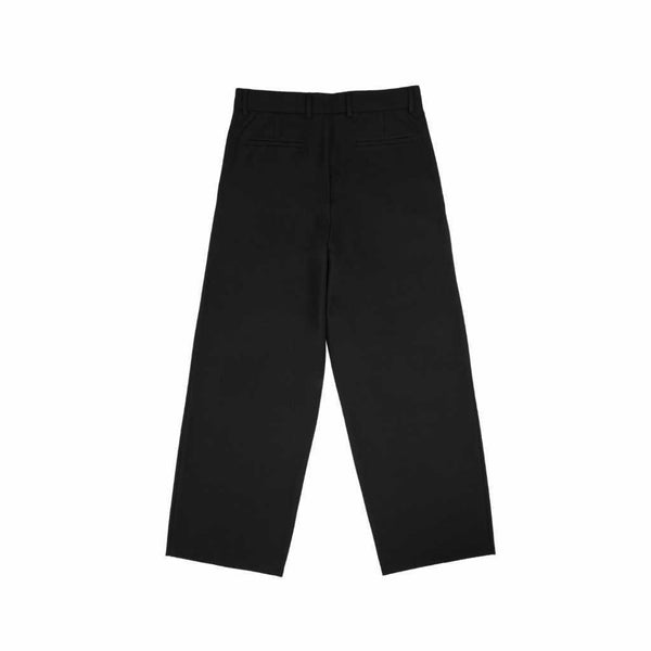 era-won Signature Pleat กางเกงขายาวกว้างทรงตรง มีจีบหน้า สำหรับคุณผู้ชาย สีดำ ICCSHOPPING