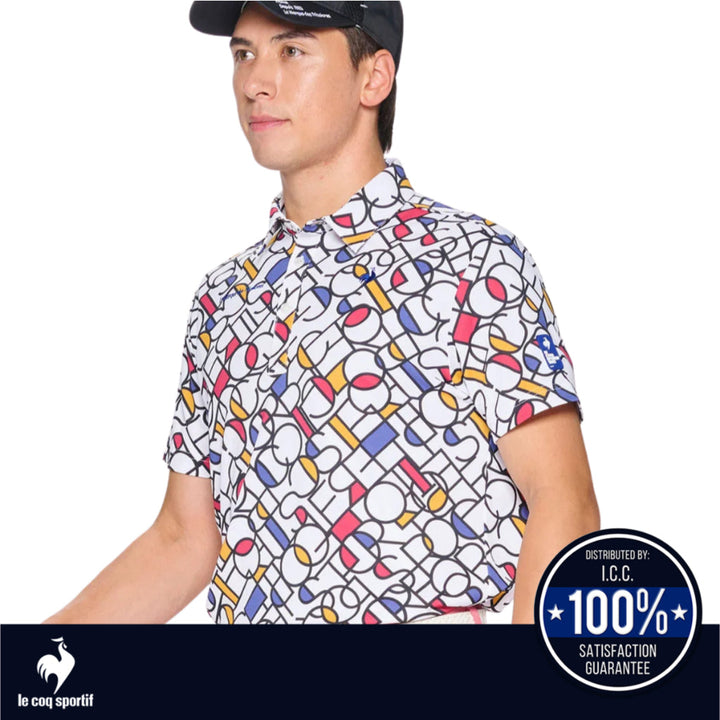 Le Coq Sportif Golf เสื้อโปโลกอล์ฟผู้ชาย แขนสั้น ICCSHOPPING