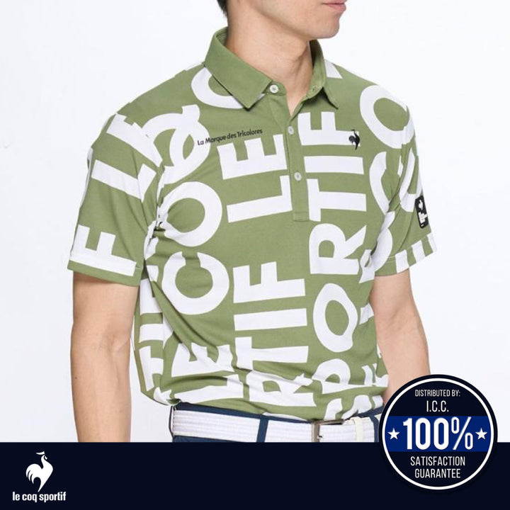 Le Coq Sportif Golf เสื้อโปโลกอล์ฟผู้ชาย แขนสั้น ICCSHOPPING