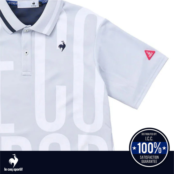 Le Coq Sportif Golf เสื้อโปโลกอล์ฟผู้ชาย แขนสั้น Le Coq Sportif