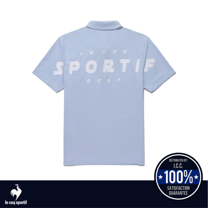 Le Coq Sportif Golf เสื้อโปโลกอล์ฟผู้ชาย แขนสั้น Le Coq Sportif