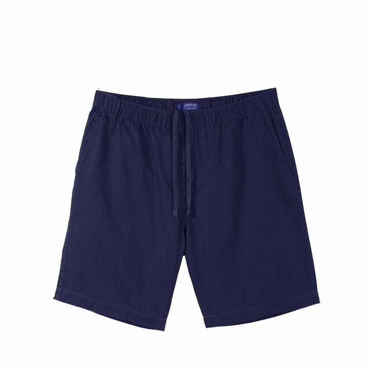 ARROW SHORT PANTS  กางเกงขาสั้นเอวยางยืด สีกรมท่า  รุ่น-MHCC2C1W4CSNVM1 ICCSHOPPING