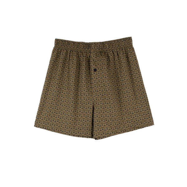 ARROW LITE BOXER SHORTS กางเกงบ๊อกเซอร์ชาย พิมพ์ลาย สีน้ำตาล  รุ่น ZX611BR ICCSHOPPING