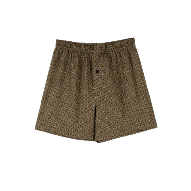 ARROW LITE BOXER SHORTS กางเกงบ๊อกเซอร์ชาย พิมพ์ลาย สีน้ำตาล  รุ่น ZX611BR ICCSHOPPING