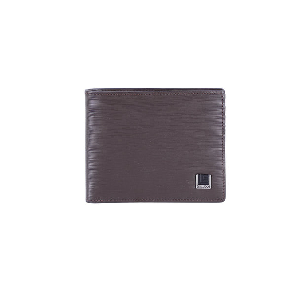 Guy Laroche กระเป๋าสตางค์หนังอัดลายไม้ 8 การ์ด สีน้ำตาล รุ่น MGW06618R6BRS ICCSHOPPING