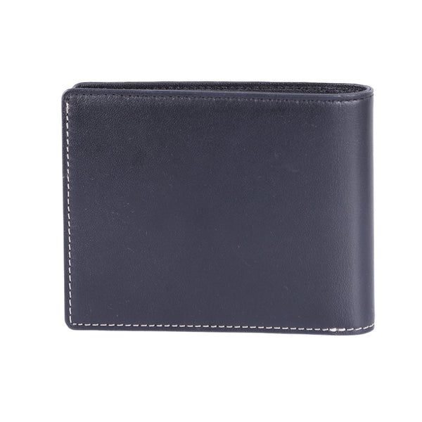 Guy Laroche กระเป๋าสตางค์หนังนิ่ม 8 การ์ด สีดำ รุ่น MGW08516S6BLS ICCSHOPPING