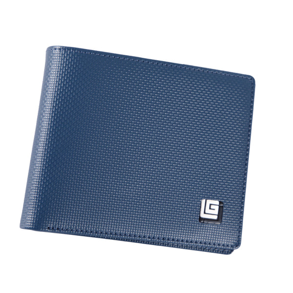 Guy Laroche กระเป๋าสตางค์หนังอัดลายบวก 8 การ์ด สีกรมท่า รุ่น MGW04118R6NVS