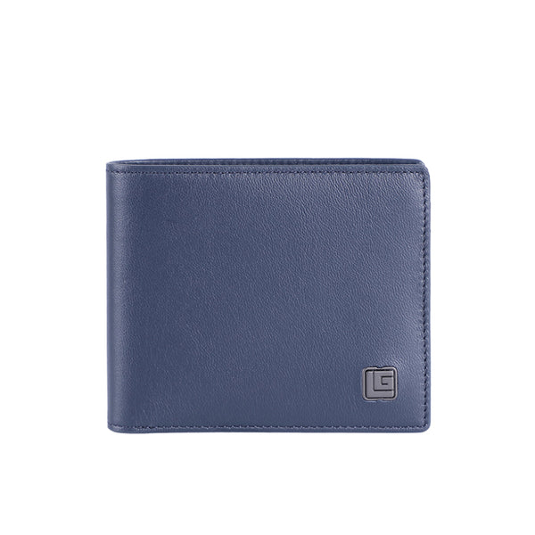 Guy Laroche กระเป๋าสตางค์ผู้ชาย หนังนิ่ม 8 การ์ด สีกรมท่า รุ่น BW11811S6NVS1
