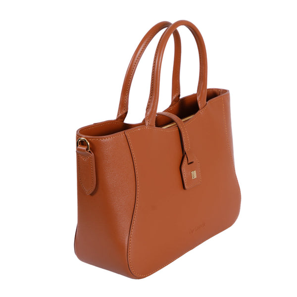 Guy Laroche กระเป๋าสะพายหนังแข็งอัดลายเม็ดทราย - สีน้ำตาล รุ่น AGH0962FS6BRM ICCSHOPPING