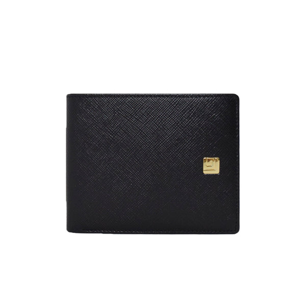 Guy Laroche กระเป๋าสตางค์หนัง พับสั้น 6 CARD สีดำ รุ่น AGP08646S6BLS ICCSHOPPING