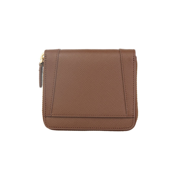 Guy Laroche กระเป๋าสตางค์พับสั้นซิปรอบ - สีน้ำตาล รุ่น AGP1013ZW6BRS ICCSHOPPING