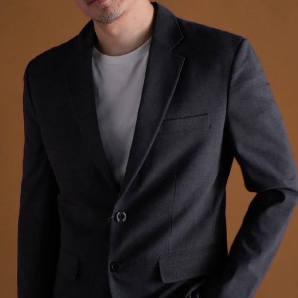 era-won เสื้อสูท ทรงเข้ารูป รุ่น MONOTONE BREASTED SUITS สี Grey