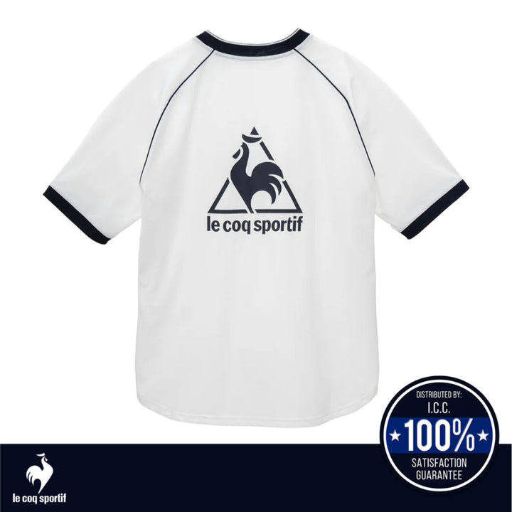 le coq sportif เสื้อฟุตบอลแขนสั้น(leclubdeLCS,Football,Sportswear,FranceStyle,เสื้อกีฬาแฟชั่นผู้ชาย) Le Coq Sportif