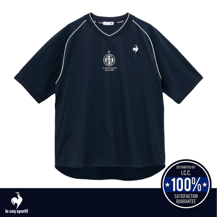 le coq sportif เสื้อฟุตบอลแขนสั้น(leclubdeLCS,Football,Sportswear,FranceStyle,เสื้อกีฬาแฟชั่นผู้ชาย) Le Coq Sportif