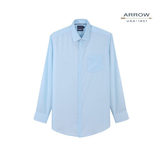 ARROW เสื้อเชิ้ตทำงานผู้ชาย แขนยาว | NON IRON (CoolMode) ทรง Modern Smart สี ฟ้า รหัส MACM743-BU