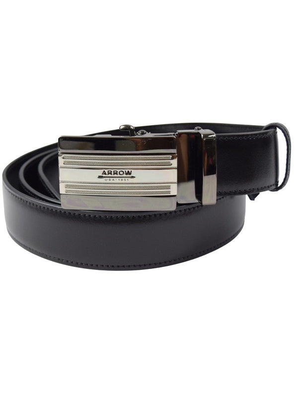 ARROW  เข็มขัดหัวAuto Belt (หนังวัวแท้) สีดำ รุ่น MYCB605 ICCSHOPPING