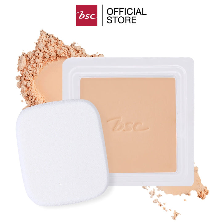 BSC SUPER EXTRA COVER HIGH COVERAGE SPF35 PA+++ ( REFILLตลับรีฟิล) เครื่องสำอาง แป้ง พัฟ BSC Cosmetology