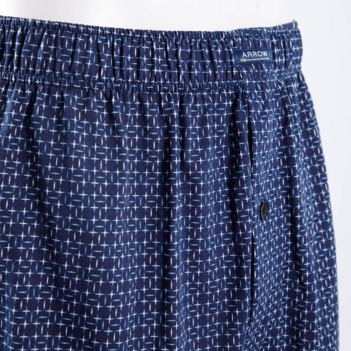 [ NEW ITEM ] ARROW BOXER SHORTS กางเกงบ๊อกเซอร์ชาย พิมพ์ลาย สีกรม MXWX119 ARROW